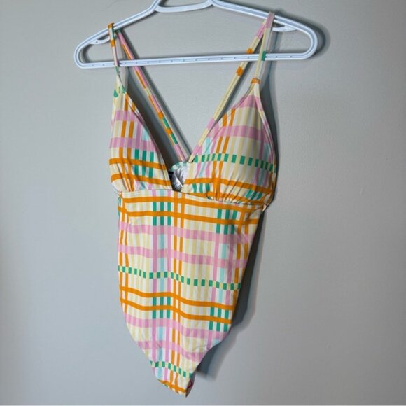 VERO MODA New Multicolour One Piece Swimsuit Bathing Suit Adjustable Straps - Picture 5 of 11